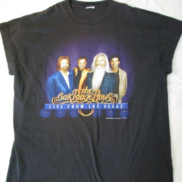 Vintage The Oak Ridge Boys Live LV T-Shirt - Picture 2 of 7